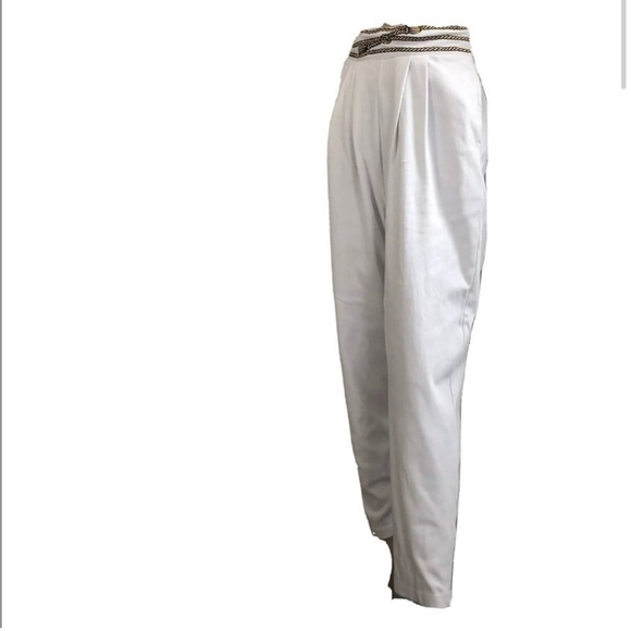 Molto Fino Pants - Vintage MOLTO FINO high rise/waist side pocket pullover